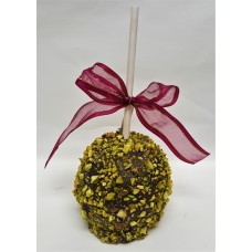 Caramel Apple dipped in Chocolate with Pistachios
